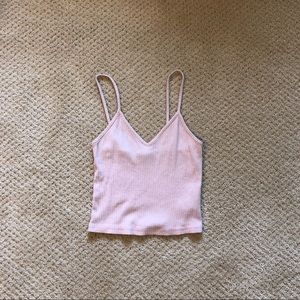 TOPSHOP pink crop top